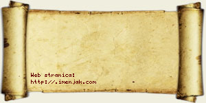 Jana Begović vizit kartica